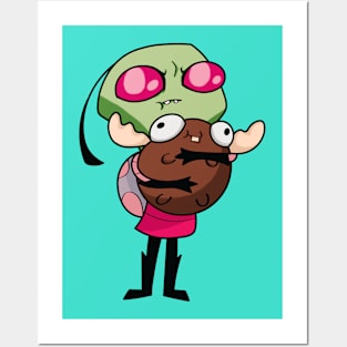 Invader Zim: Zim & Mini Moose Posters and Art